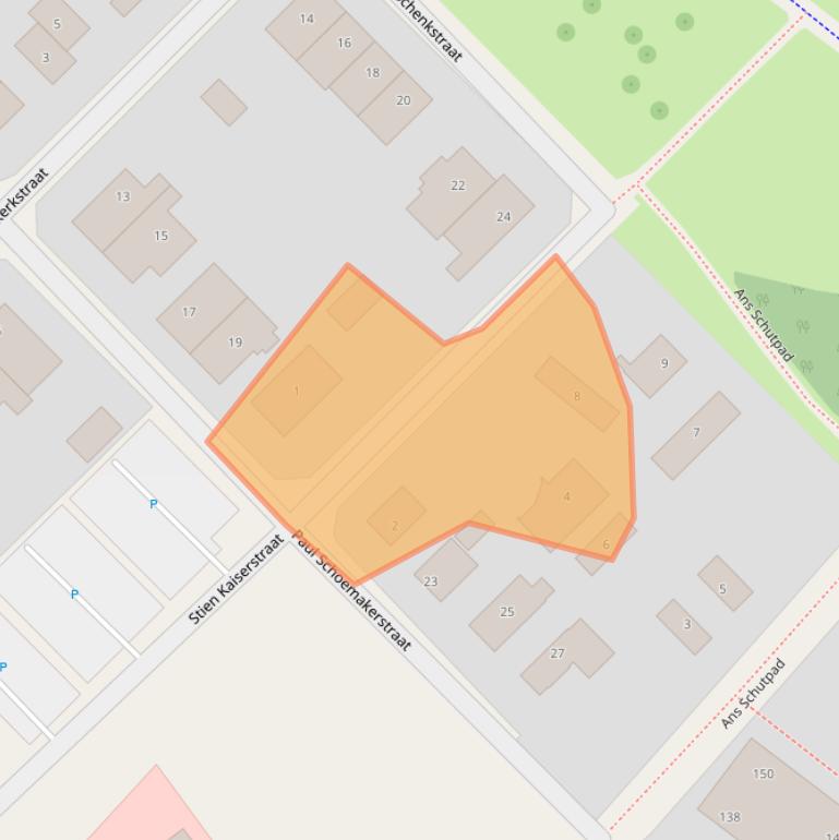 Kaart van postcodegebied 7412LD.