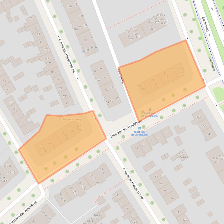 Kaart van postcodegebied 7412MR.