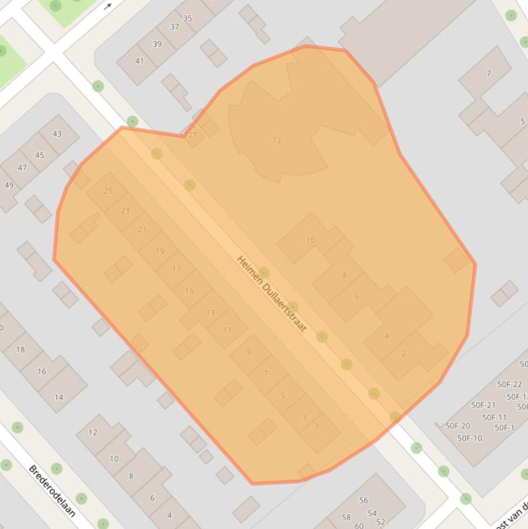 Kaart van postcodegebied 7412NE.