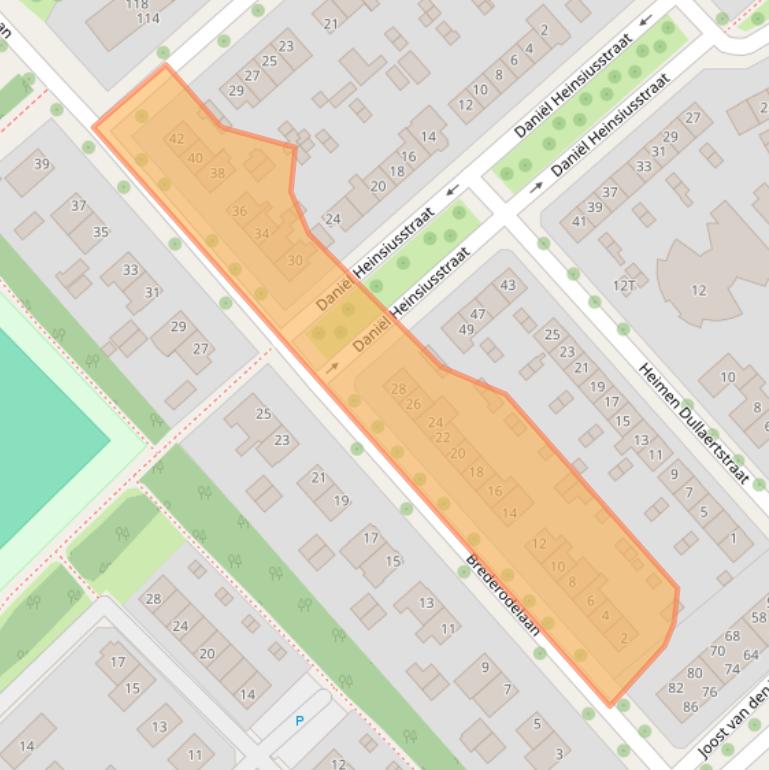 Kaart van postcodegebied 7412NH.