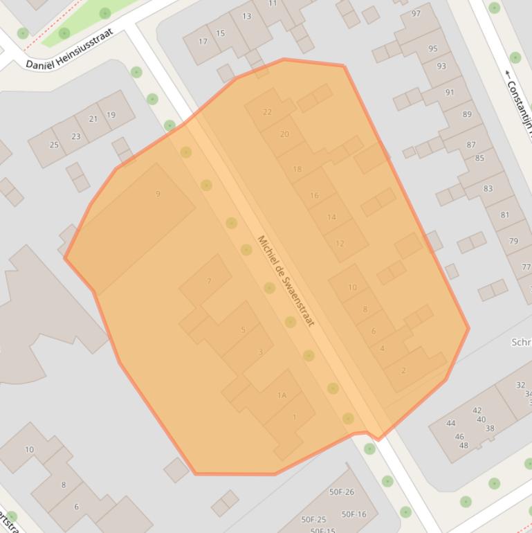 Kaart van postcodegebied 7412NM.