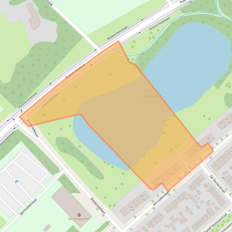 Kaart van postcodegebied 7412NR.