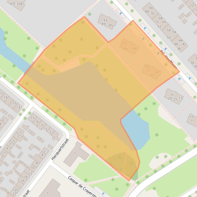 Kaart van postcodegebied 7412PK.