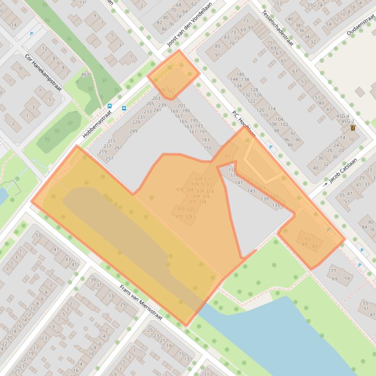 Kaart van postcodegebied 7412PL.