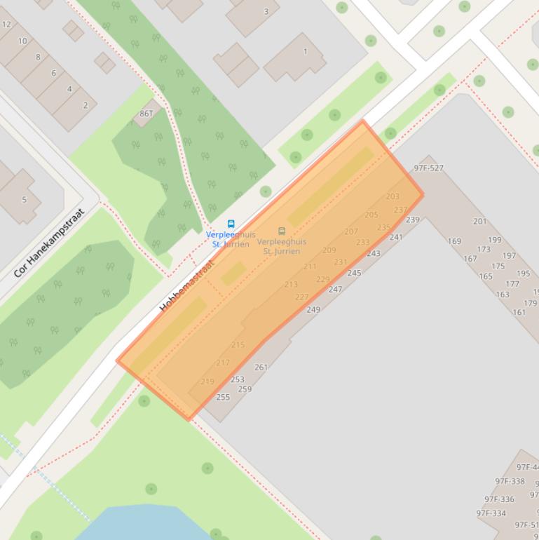 Kaart van postcodegebied 7412PP.