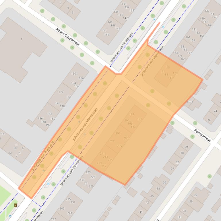 Kaart van postcodegebied 7412SH.