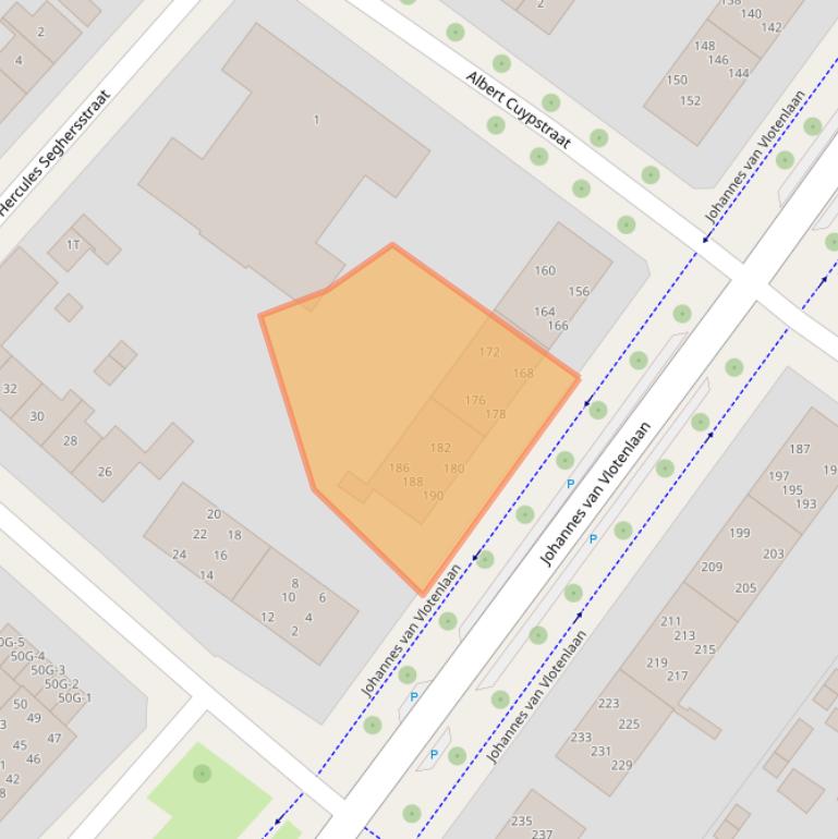 Kaart van postcodegebied 7412SR.