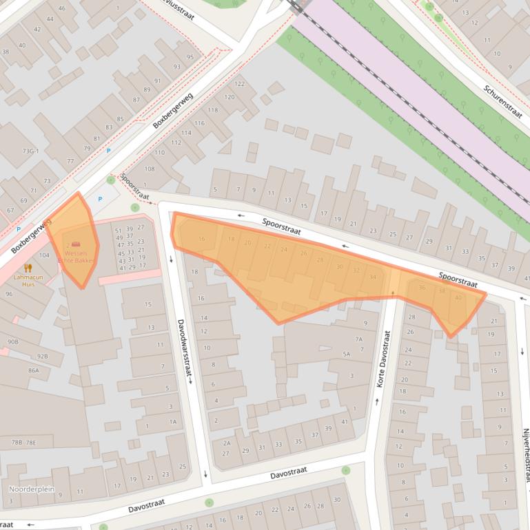 Kaart van postcodegebied 7412VE.