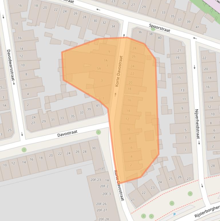 Kaart van postcodegebied 7412VH.