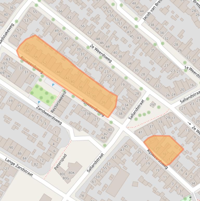 Kaart van postcodegebied 7412WG.