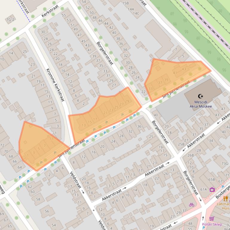 Kaart van postcodegebied 7412XH.