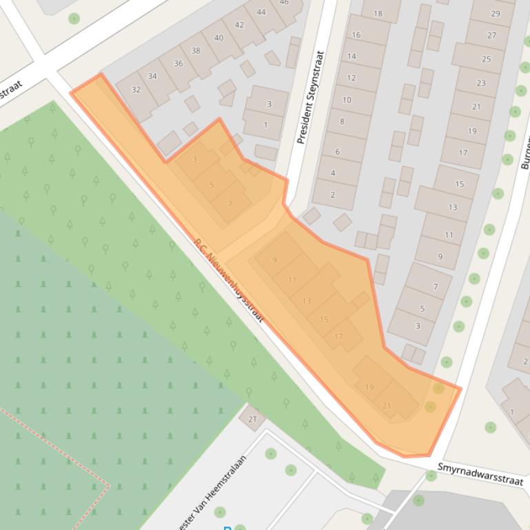 Kaart van postcodegebied 7413BG.