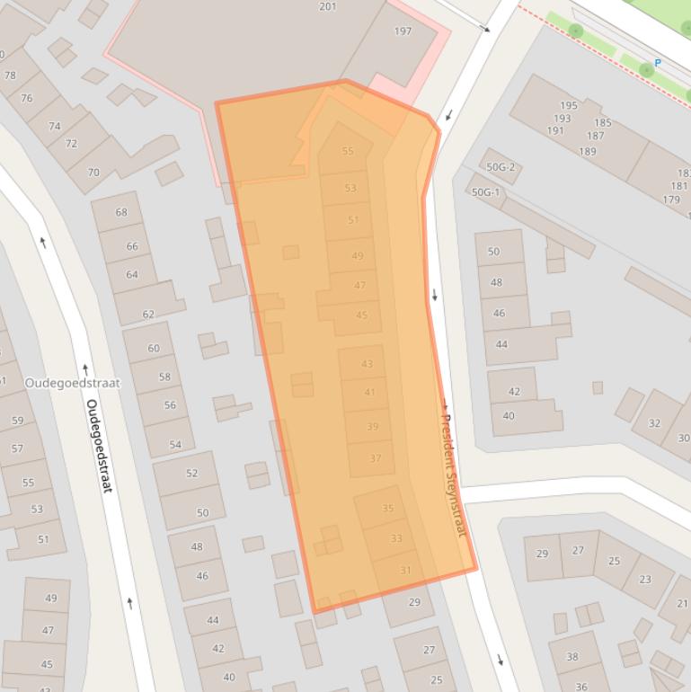 Kaart van postcodegebied 7413CM.