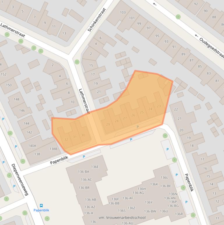 Kaart van postcodegebied 7413CV.