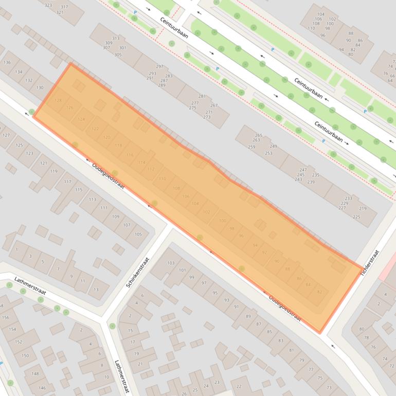 Kaart van postcodegebied 7413EJ.