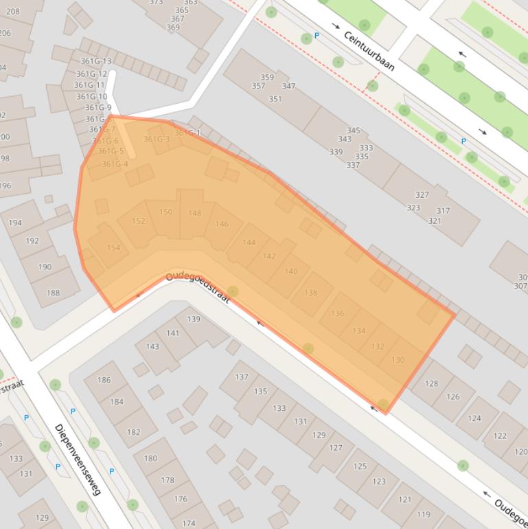 Kaart van postcodegebied 7413EK.