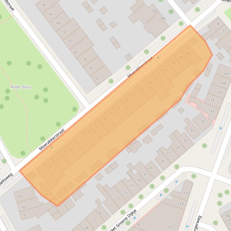 Kaart van postcodegebied 7413RL.