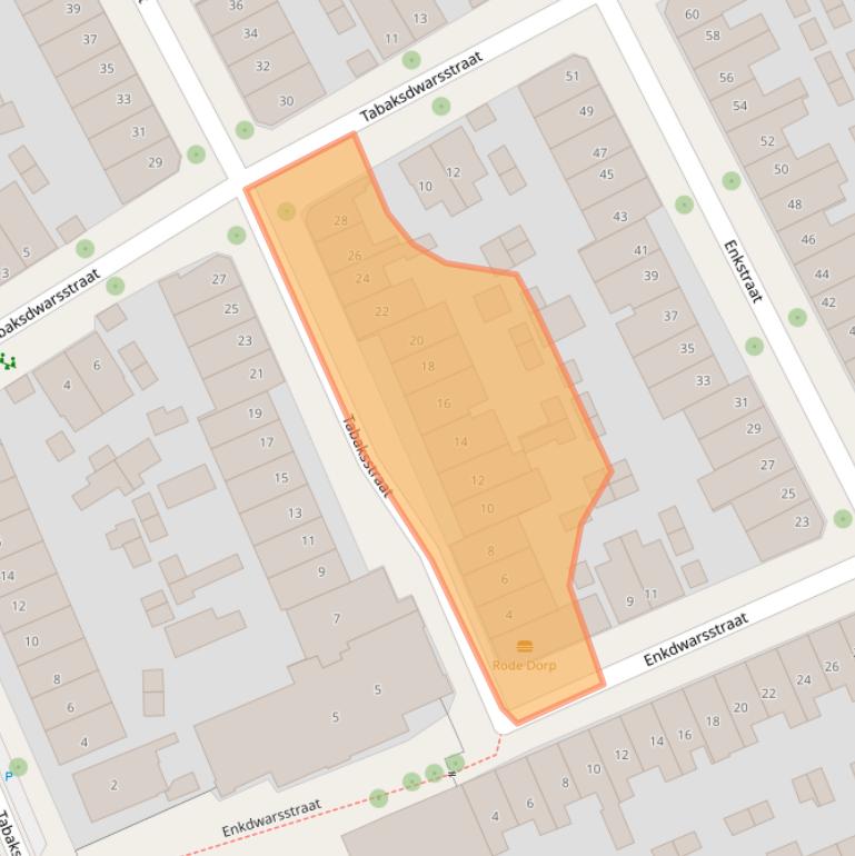 Kaart van postcodegebied 7413TH.