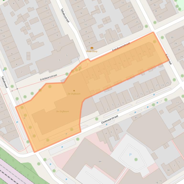 Kaart van postcodegebied 7413TV.