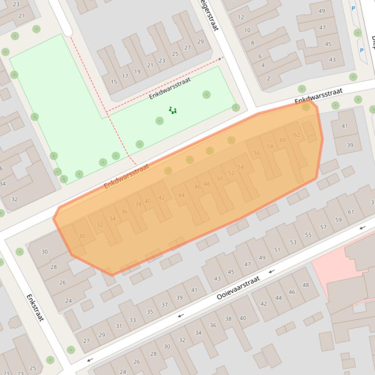 Kaart van postcodegebied 7413TW.