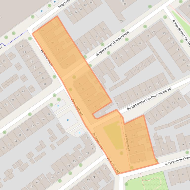 Kaart van postcodegebied 7413VH.