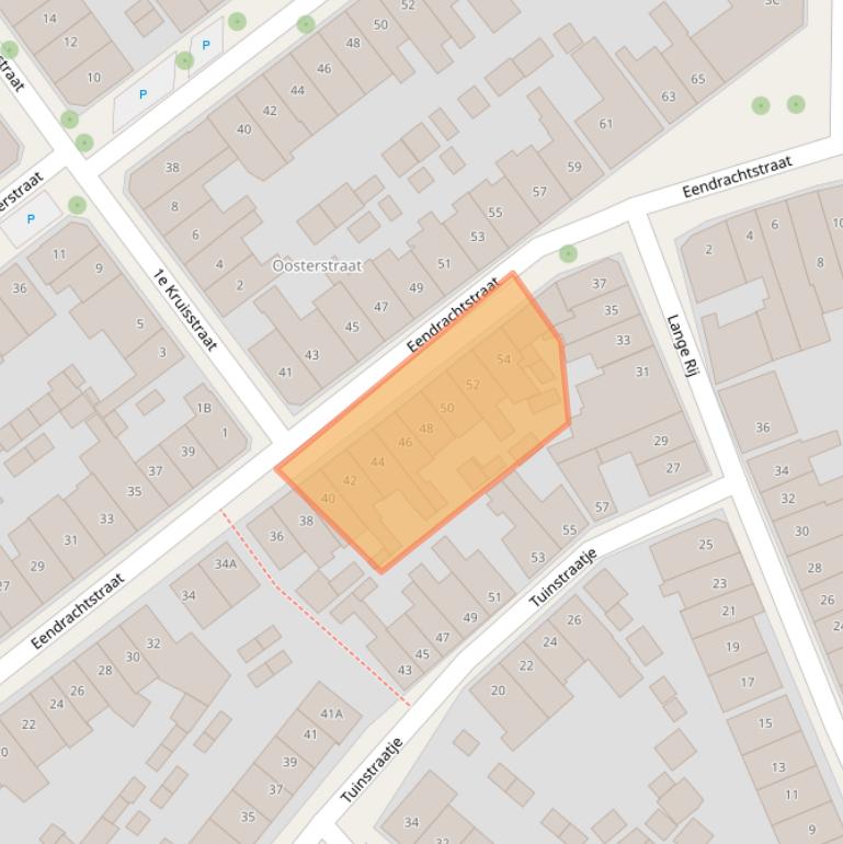 Kaart van postcodegebied 7413ZW.