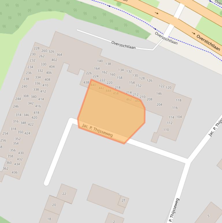 Kaart van postcodegebied 7414AN.