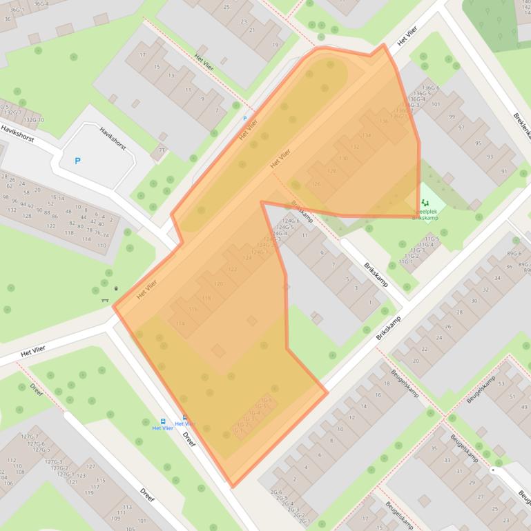 Kaart van postcodegebied 7414AW.