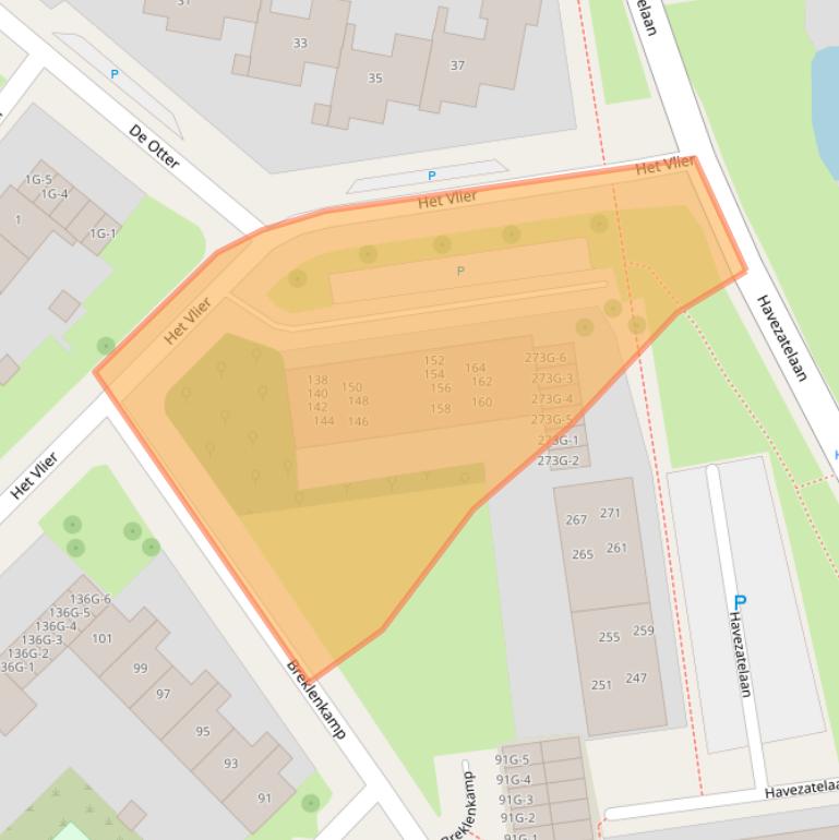 Kaart van postcodegebied 7414AX.