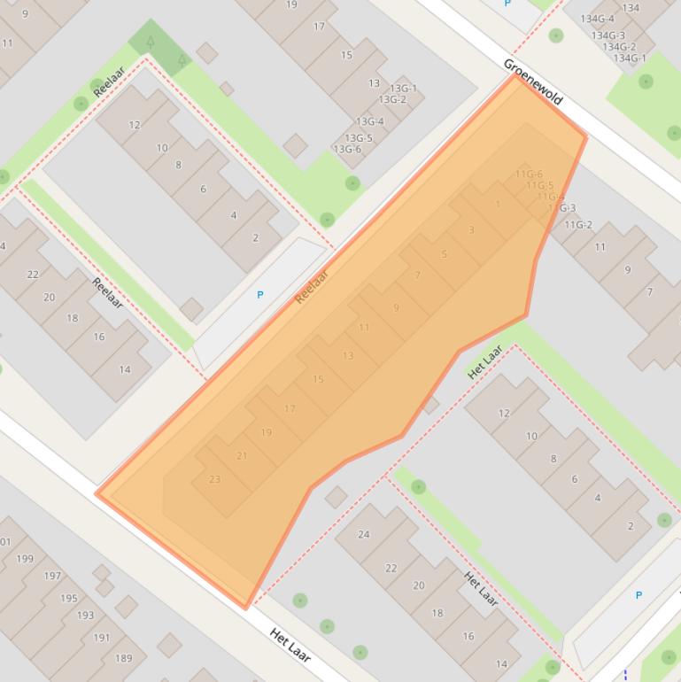 Kaart van postcodegebied 7414BT.