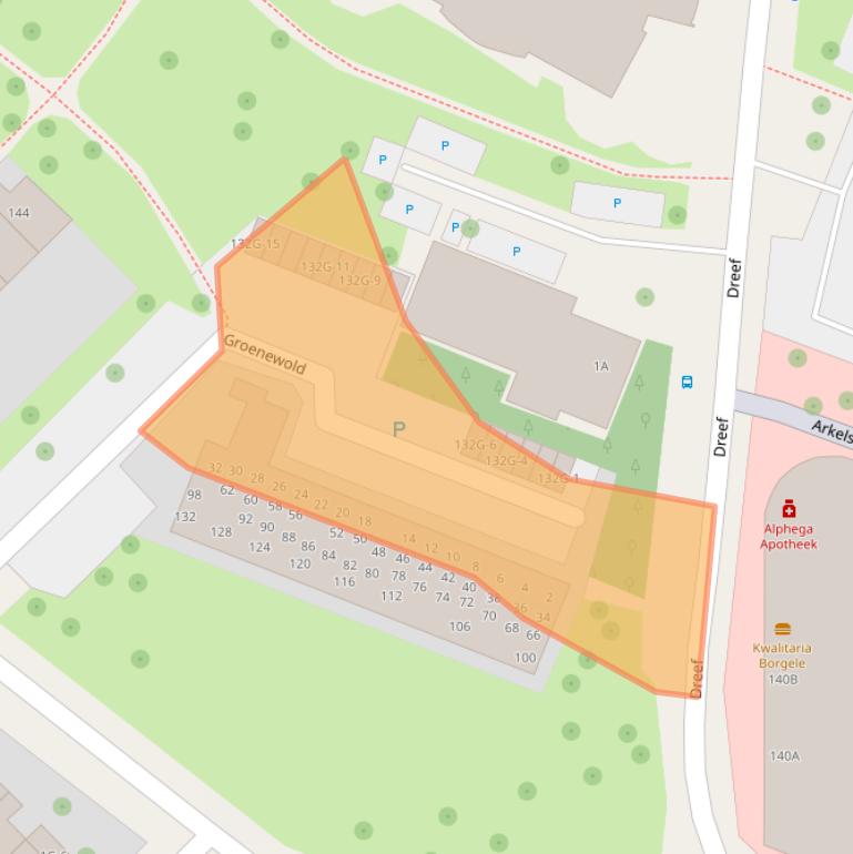 Kaart van postcodegebied 7414CE.