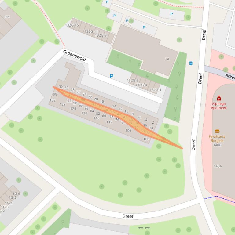 Kaart van postcodegebied 7414CG.