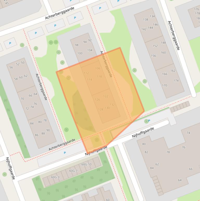 Kaart van postcodegebied 7414VC.