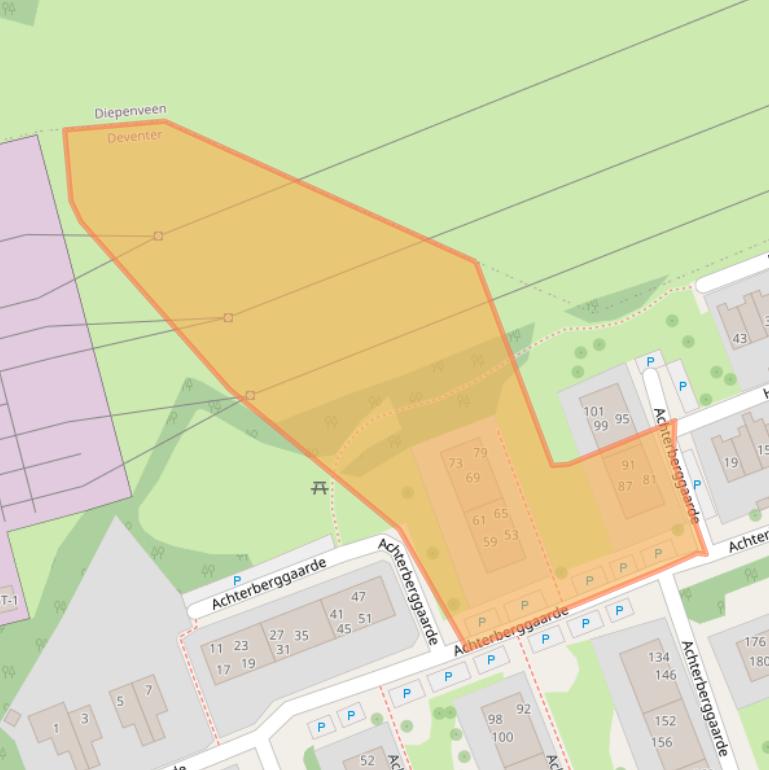Kaart van postcodegebied 7414VH.
