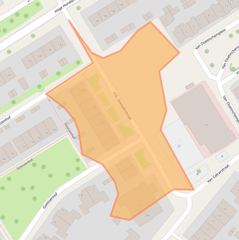 Kaart van postcodegebied 7415CL.