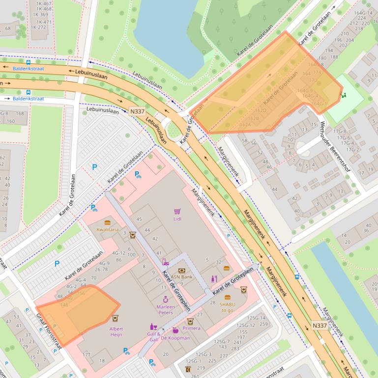 Kaart van postcodegebied 7415DD.