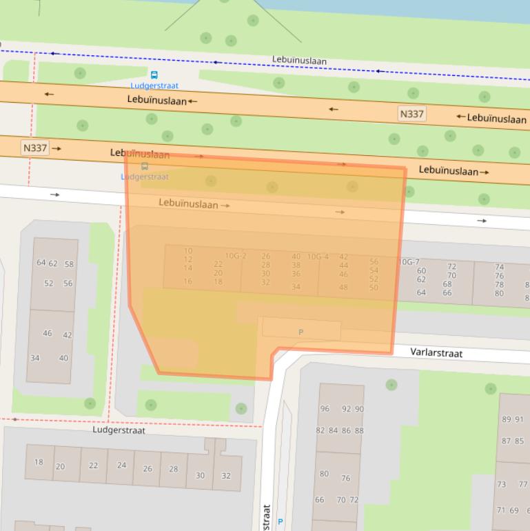 Kaart van postcodegebied 7415DP.