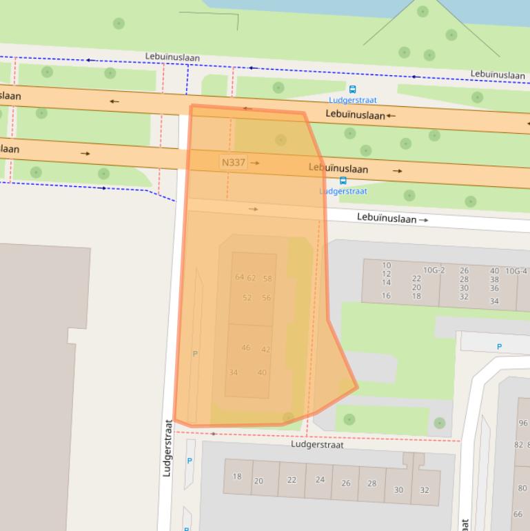 Kaart van postcodegebied 7415DW.