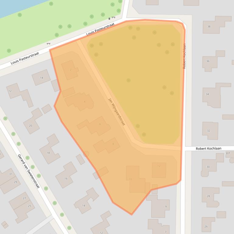 Kaart van postcodegebied 7415ER.