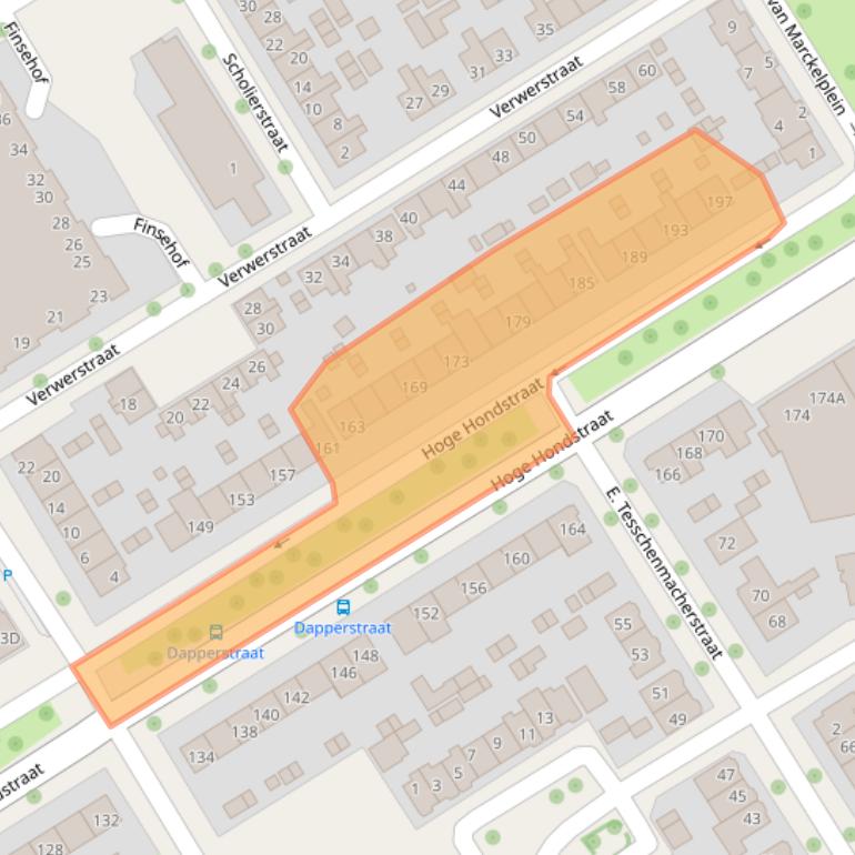 Kaart van postcodegebied 7415GB.