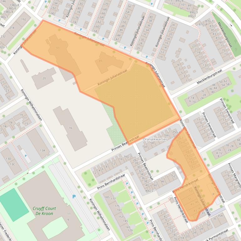 Kaart van postcodegebied 7415GK.