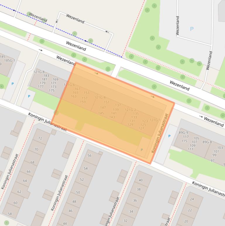 Kaart van postcodegebied 7415HT.