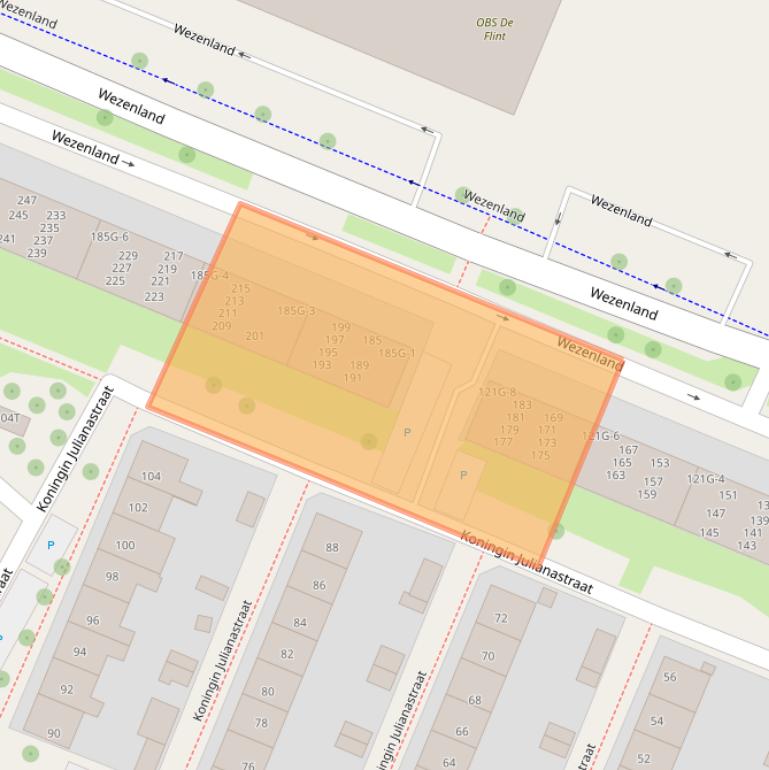 Kaart van postcodegebied 7415HV.