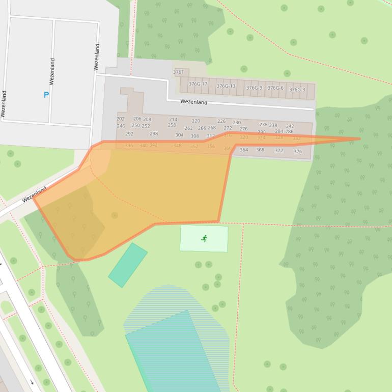 Kaart van postcodegebied 7415JH.