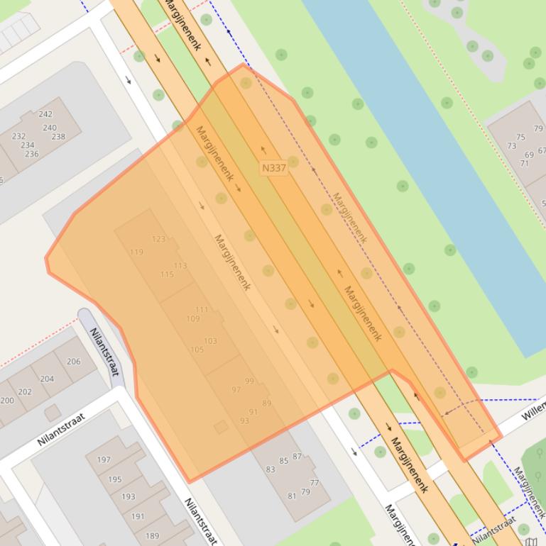 Kaart van postcodegebied 7415JS.