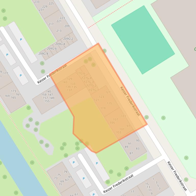 Kaart van postcodegebied 7415KD.