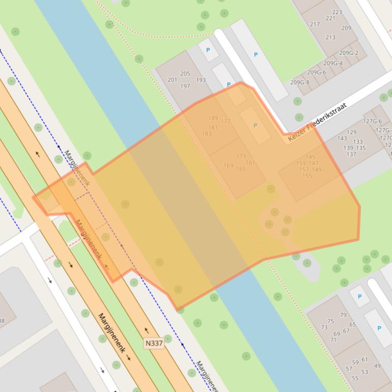 Kaart van postcodegebied 7415KE.