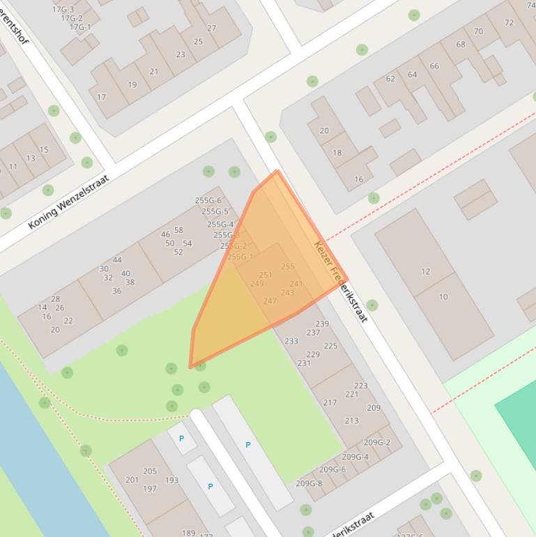 Kaart van postcodegebied 7415KH.