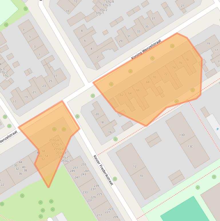 Kaart van postcodegebied 7415KM.