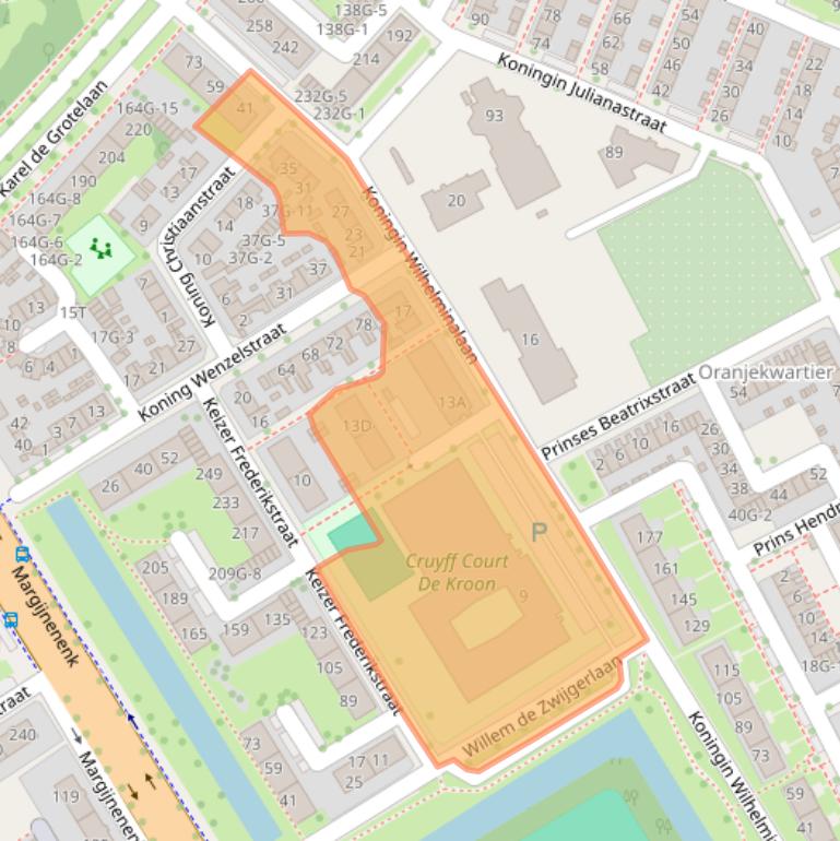 Kaart van postcodegebied 7415KP.